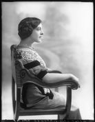 Lilian Mabel Alice ('Mabs') (née Roussel), Lady Richmond Brown NPG x34932