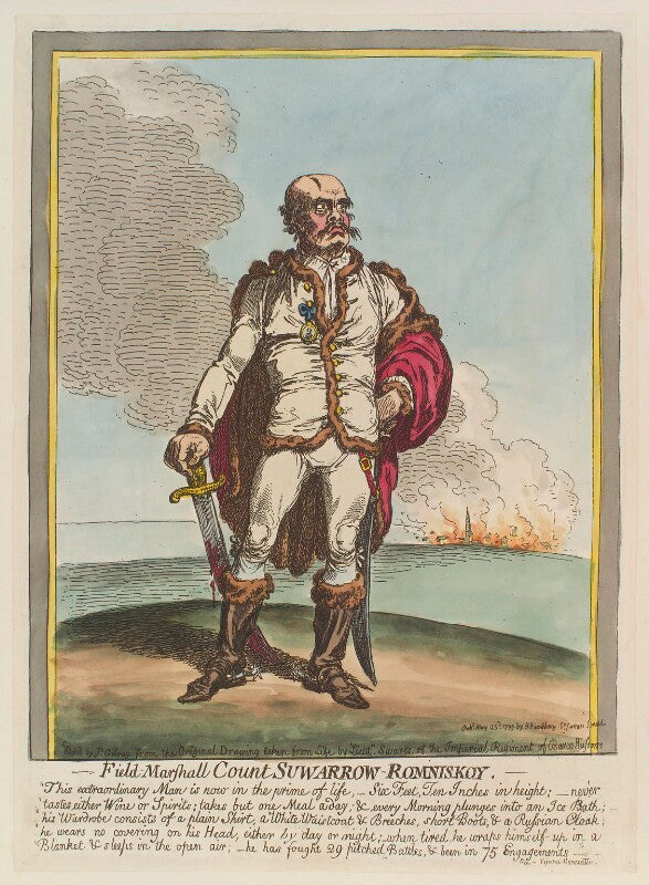 Alexander vasilievich suvóroff ('field marshall count suwarrow romniskoy') npg d12696