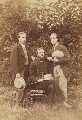 Alfred William Garrett; William Alexander Comyn Macfarlane; Gerard Manley Hopkins NPG P453