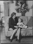 Lady Moyra Blanche Madeleine Browne (née Ponsonby); Desmond John Michael Browne NPG x97186