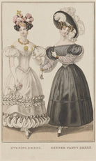 'Evening Dress. Dinner Party Dress', January 1829 NPG D47652