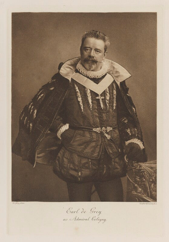 Frederick oliver robinson, 2nd marquess of ripon when earl de grey as admiral coligny npg ax41226