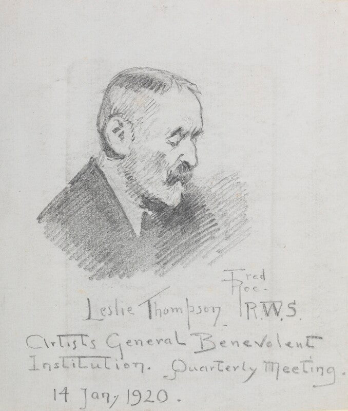 Probably (john) leslie thomson ('leslie thompson rws') npg d43133