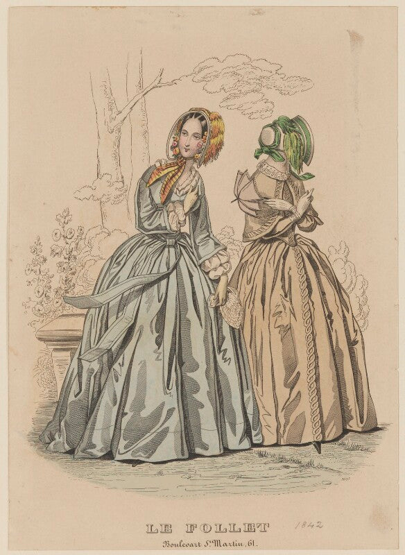 Toilette de ville, october 1842 npg d47901