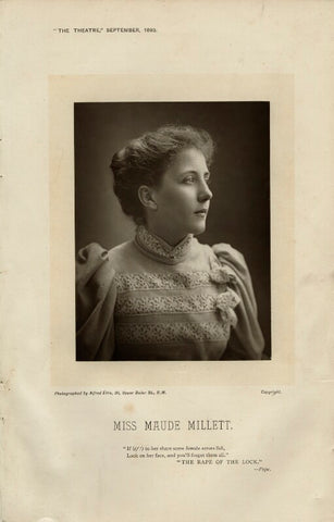 Maude Millett (Mrs Tennant) NPG x12527