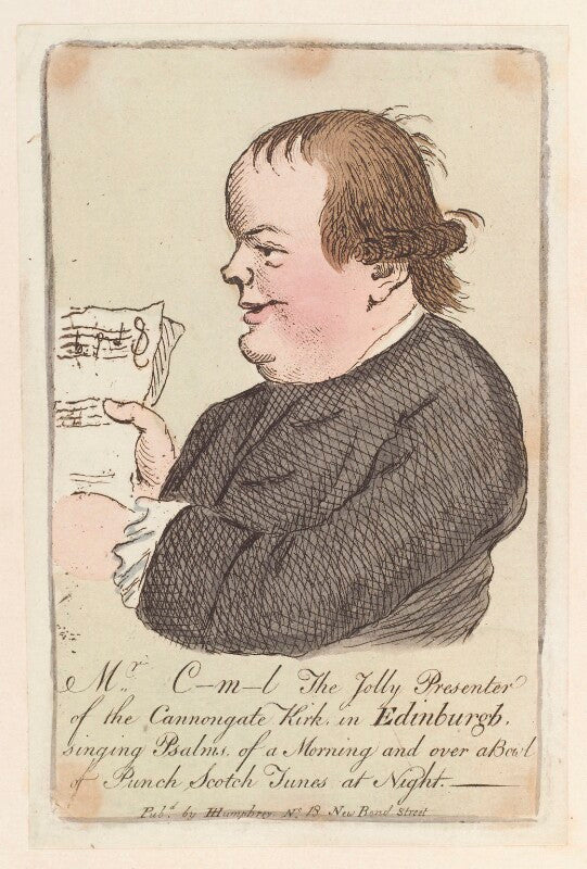 John campbell ('mr c m l the jolly presenter of the cannongate kirk, in edinburgh') npg d12962