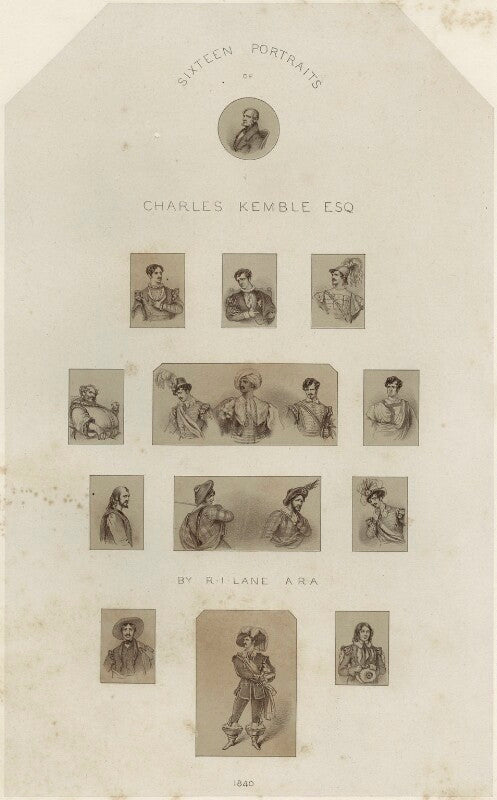 Title page (charles kemble) npg d22322