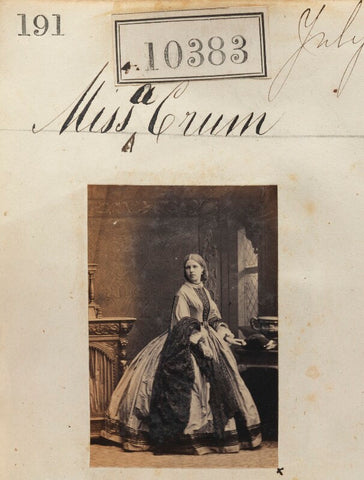 Miss A. Crum NPG Ax60097