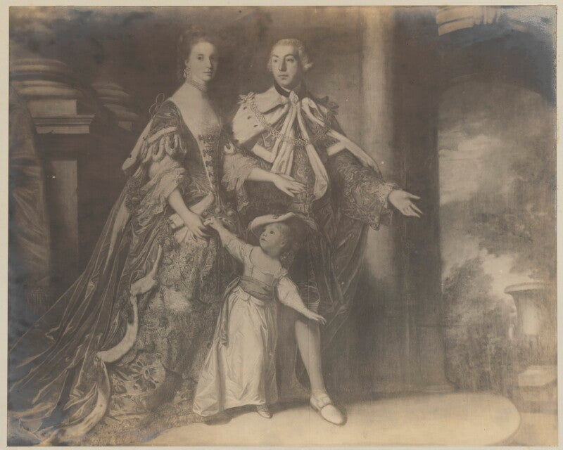 Earl and countess of mexborough and their son john npg d38391
