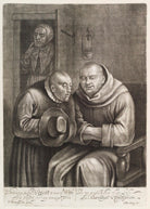 Man confessing to a monk NPG D11758