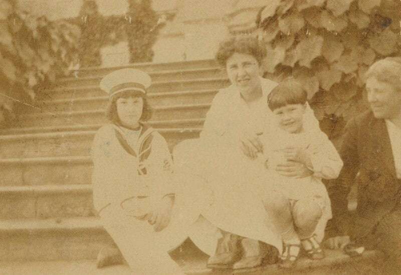 Barbara strachey; ray strachey; christopher strachey; mary berenson (née smith) npg ax160860