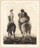 Captain Bird; Miss Snow NPG D9548