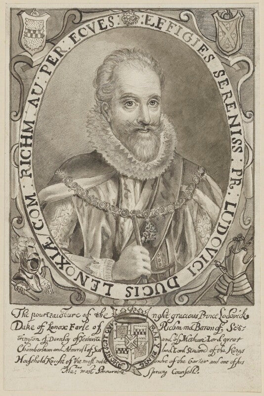Ludovick stuart, 2nd duke of lennox and duke of richmond npg d150