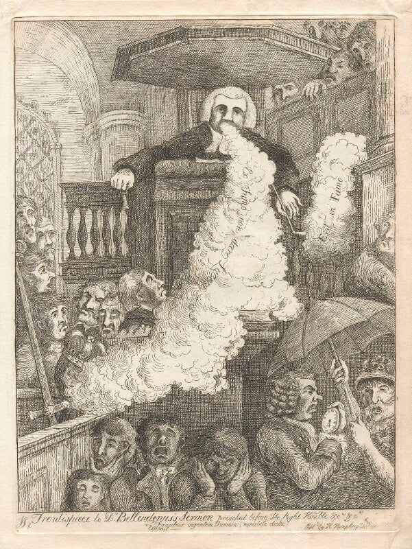 Samuel parr ('frontispiece to dr bellendus's sermon...') npg d9893