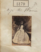 Miss M. Warren NPG Ax55182