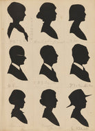 Peter Ridgeway; H. Quin; Miriam Barlow; C.D.B. Leggall; Marguerite Thirlaude?; Rosie Dickens; E. Killick; R.P.W. Shackleton; D. Quin NPG D46596