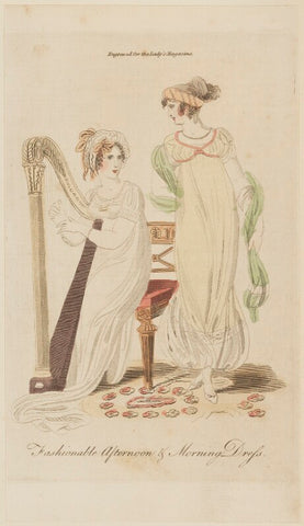 'Fashionable Afternoon & Morning Dress', 1807 NPG D47534