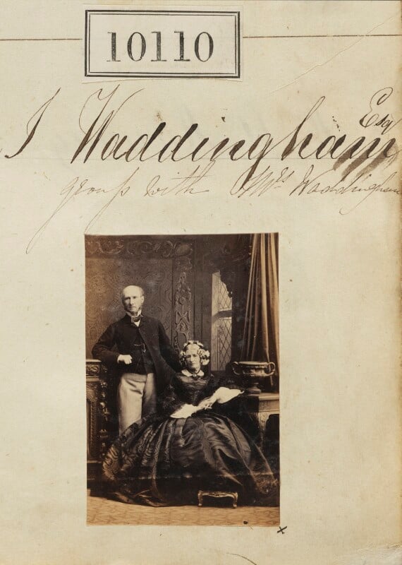 John waddingham; mrs waddingham npg ax59825
