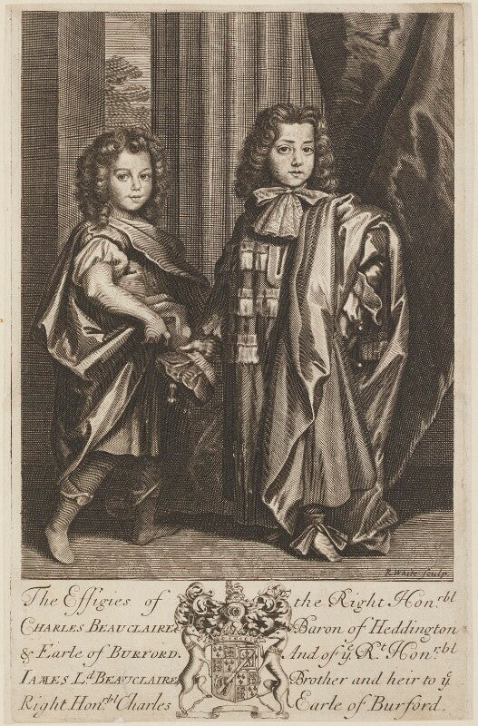 Charles beauclerk, 1st duke of st albans; james beauclerk npg d14616
