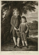 Henry Bathurst, 3rd Earl Bathurst; Apsley Bathurst (when Viscount Apsley and a boy) NPG D7079