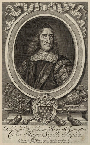 Sir Orlando Bridgeman, 1st Bt NPG D29848