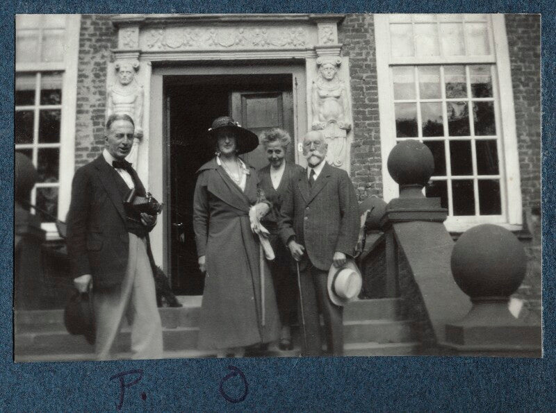 Philip edward morrell; lady ottoline morrell and two others npg ax143362