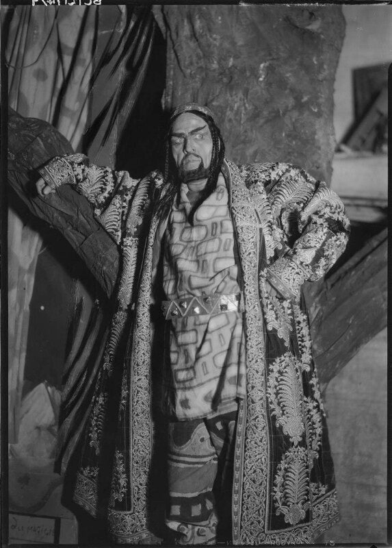 Fedor ivanovitch chaliapin as khan konchak in 'prince igor' npg x10647