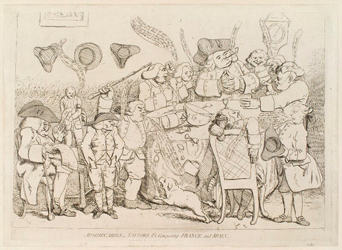 'Apothecaries - taylors, &c. conquering France and Spain' NPG D12292