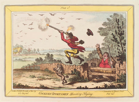 'Cockney-sportsmen shooting flying' NPG D12744