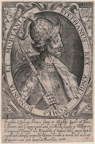 Fictitious portrait called King Stephen NPG D21424