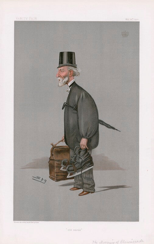 Hubert george de burgh canning, 2nd marquess of clanricarde ('statesmen. no. 725.') npg d45014