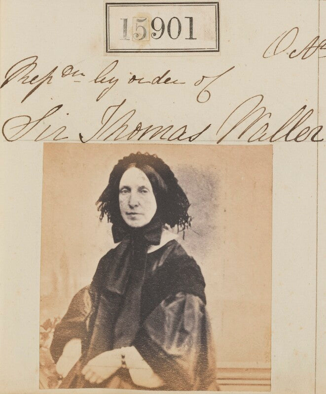 Unknown woman ('reproduction by order of sir thomas waller') npg ax63831