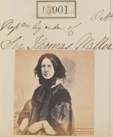 Unknown woman ('Reproduction by order of Sir Thomas Waller') NPG Ax63831