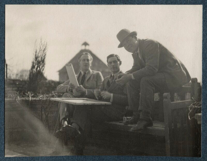 Philip edward morrell; philip tilden and an unknown man npg ax142473