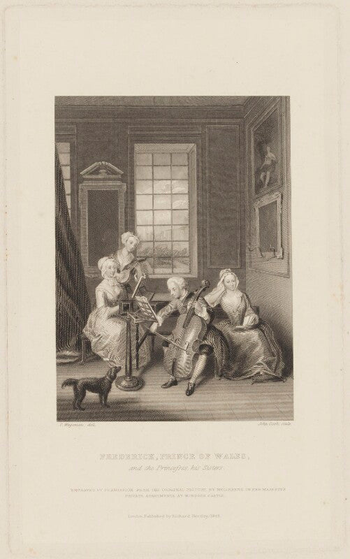 'frederick, prince of wales, and the princesses, his sisters' npg d39141