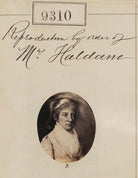 'Reproduction by order of Mrs Haldane' NPG Ax59125