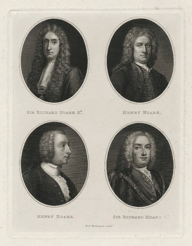 Sir richard hoare; henry hoare; henry hoare; sir richard hoare npg d35878