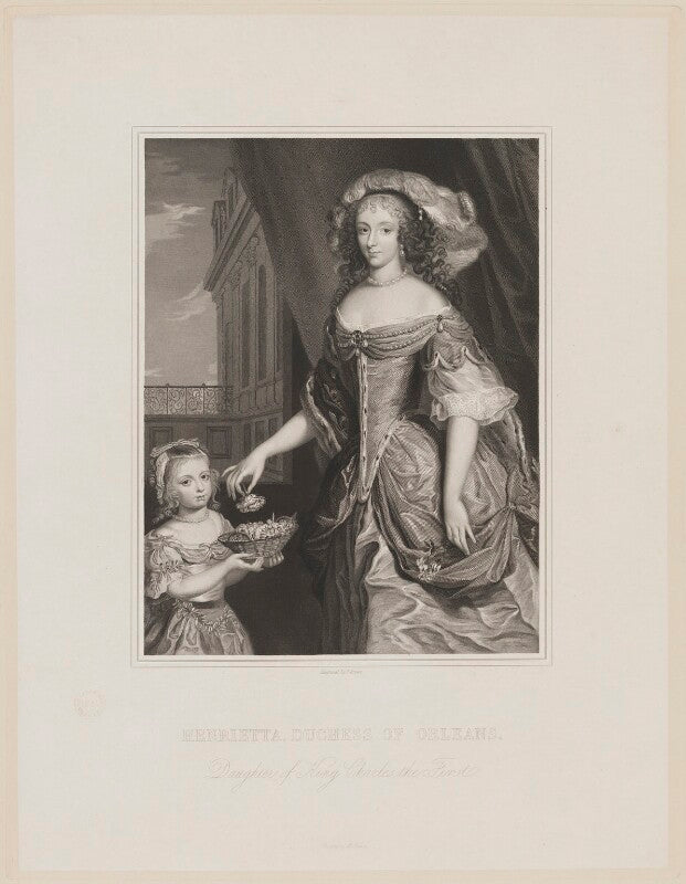 Henrietta anne, duchess of orleans; mary charlotte gage (née bond), lady gage npg d32110