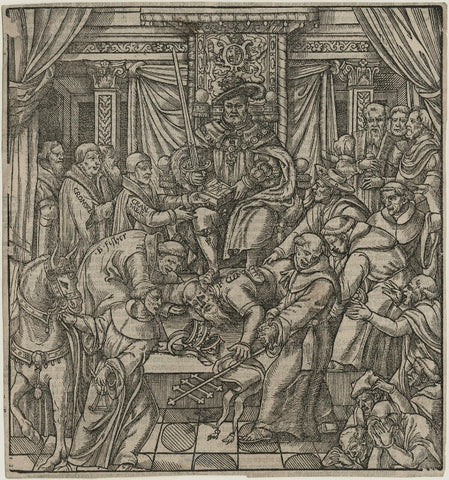 'The pope suppressed by King Henry VIII' NPG D23436