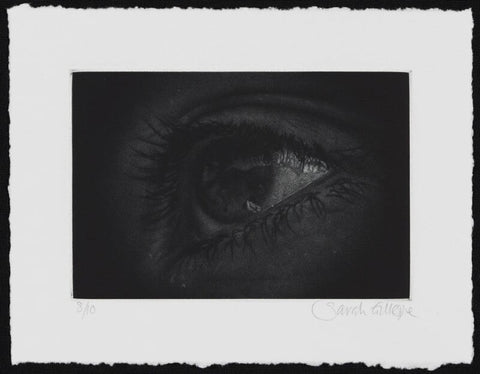 Mezzotint of an eye NPG D49623