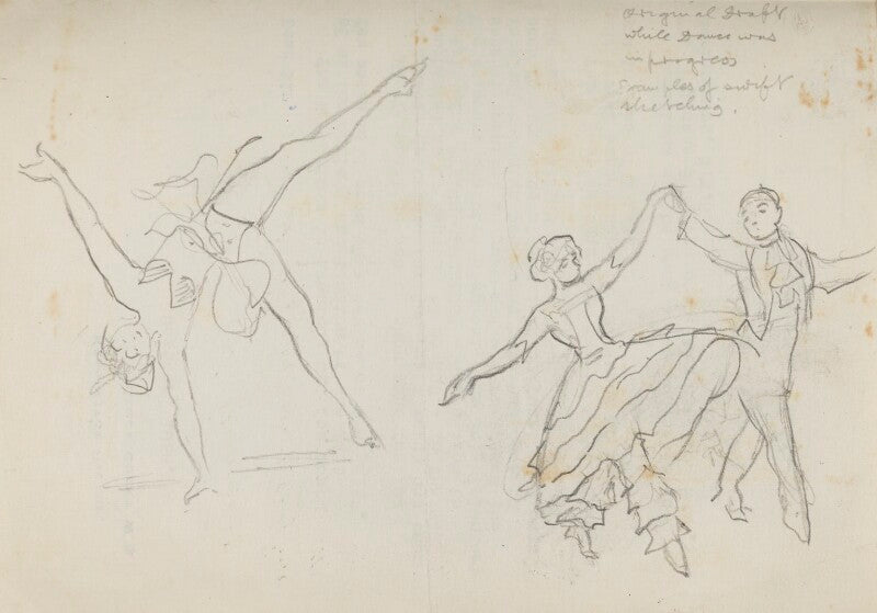 Colores and barri's cavalcade of dance (marie colores; barri chatt) npg d43247