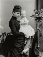 Princess Victoria of Prussia with Ena of Battenberg NPG x95917