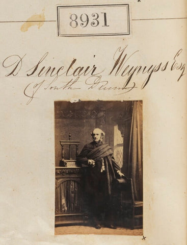 David Sinclair Wemyss ('Mr D. Sinclair Weynyss of South Dunn') NPG Ax58754