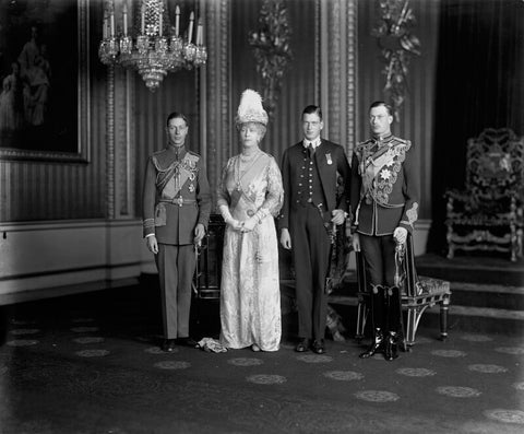 King George VI; Queen Mary; Prince George, Duke of Kent; Prince Henry, Duke of Gloucester NPG x31663
