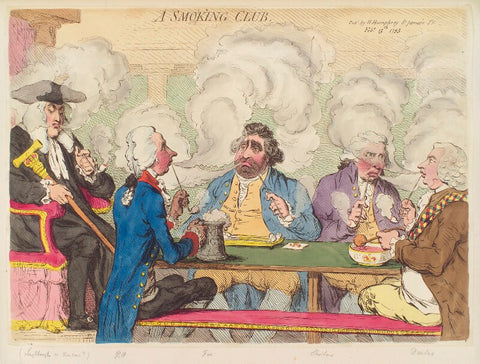 'A smoking club' NPG D12470