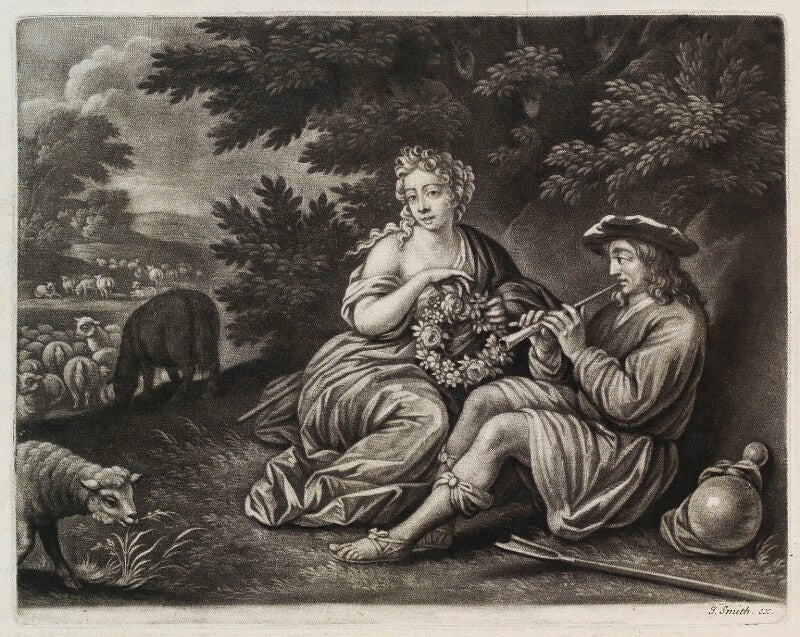 Shepherd and shepherdess with a garland npg d11852