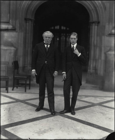 David Lloyd George; Prince Edward, Duke of Windsor (King Edward VIII) NPG x32185