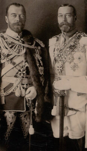 Nicholas II, Emperor of Russia; King George V NPG x138142