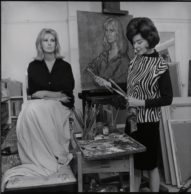 Nicolette elaine katherine (née harrison), marchioness of londonderry; molly bishop npg x195013