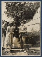 T.S. Eliot; Julian Vinogradoff (née Morrell); Lady Ottoline Morrell; Mark Gertler NPG Ax140851